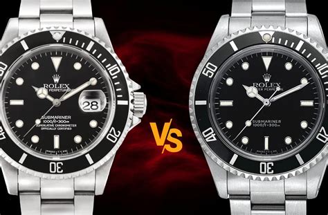 rolex no date vs date.